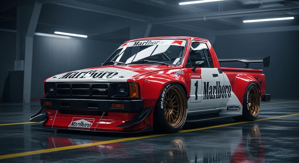 マルボロハイラックストラックレーシングカー