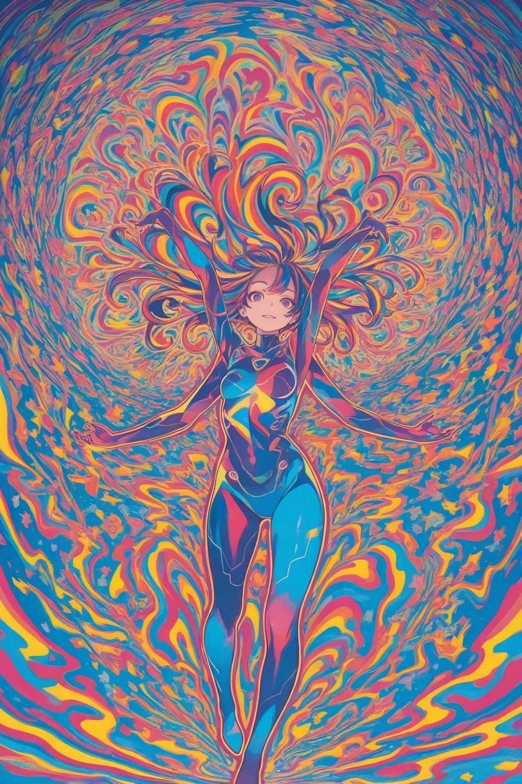 Psychedelic Ashura Girl