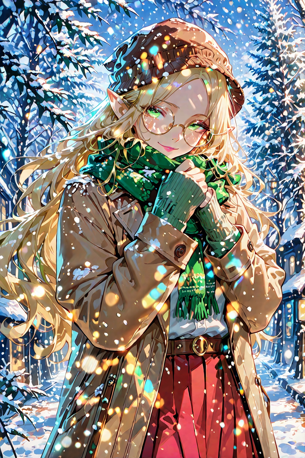 うちの子の冬ファッション 2025　うちのエルフさん