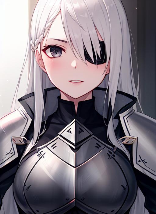 銀髪眼帯女騎士