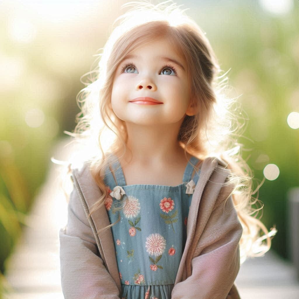 妖精が見えているのかもしれない