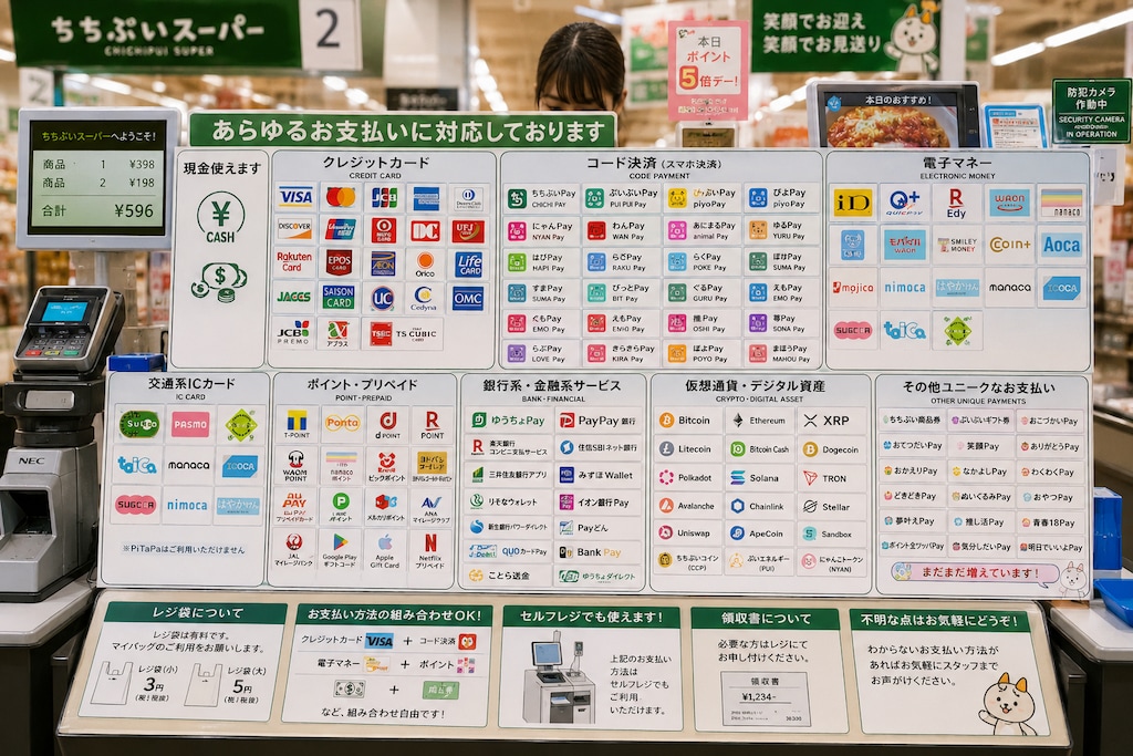 各種支払い方法に対応しております！