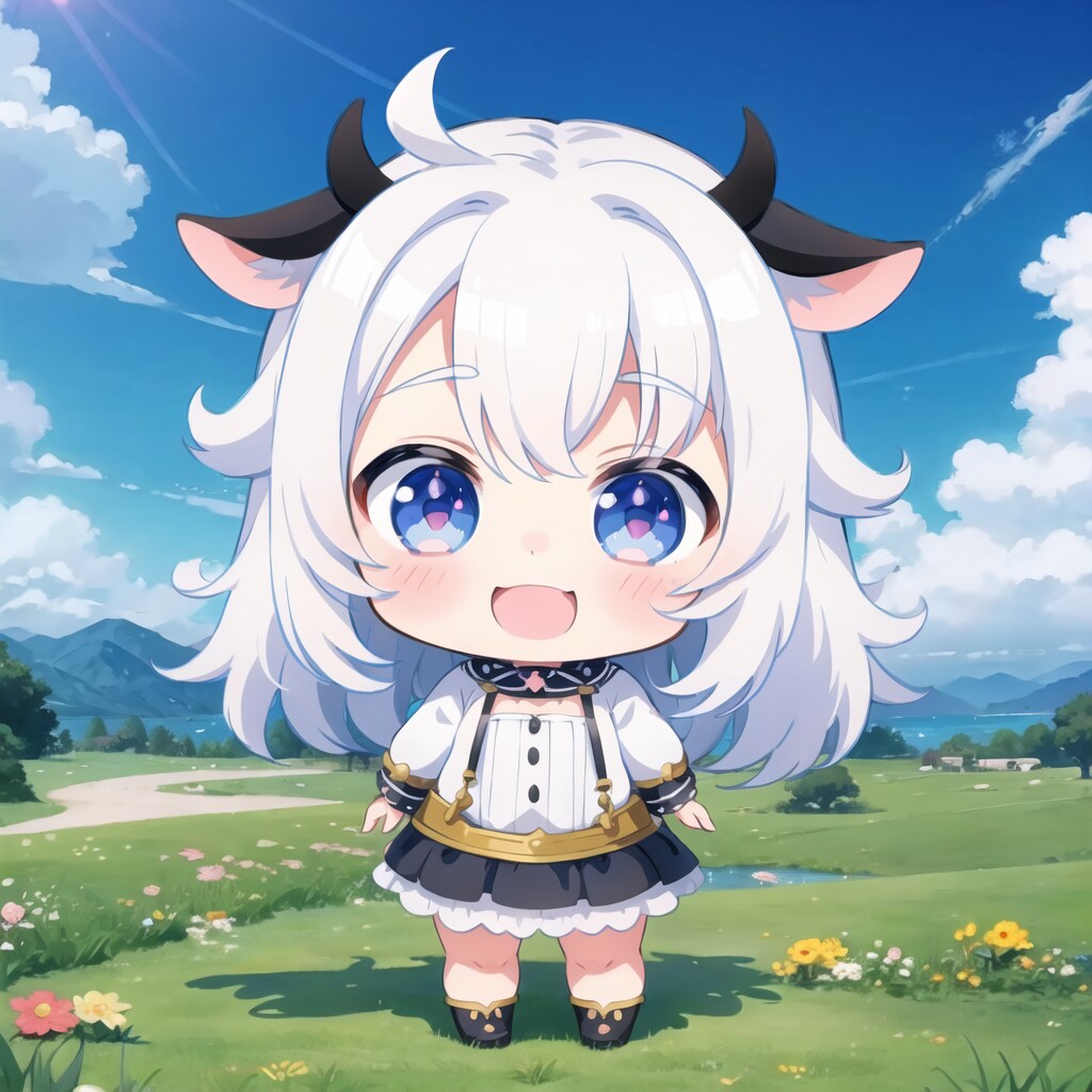 ちびキャラ〻うしさん