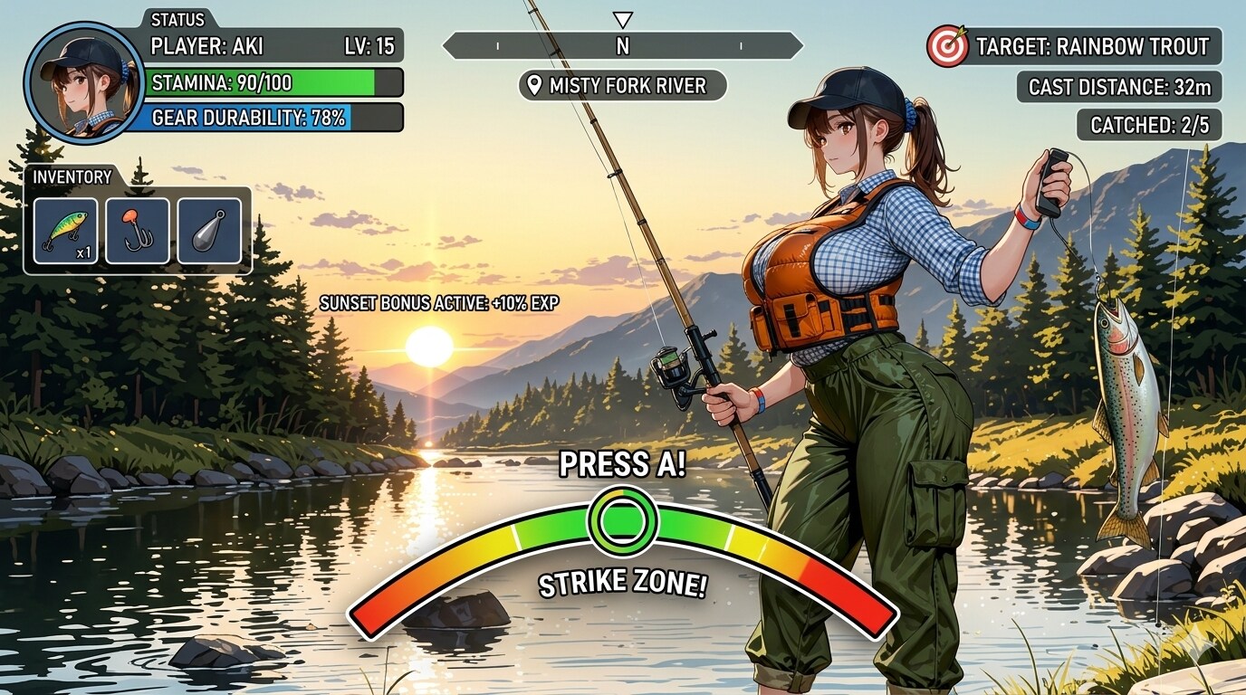 架空の釣りゲーム