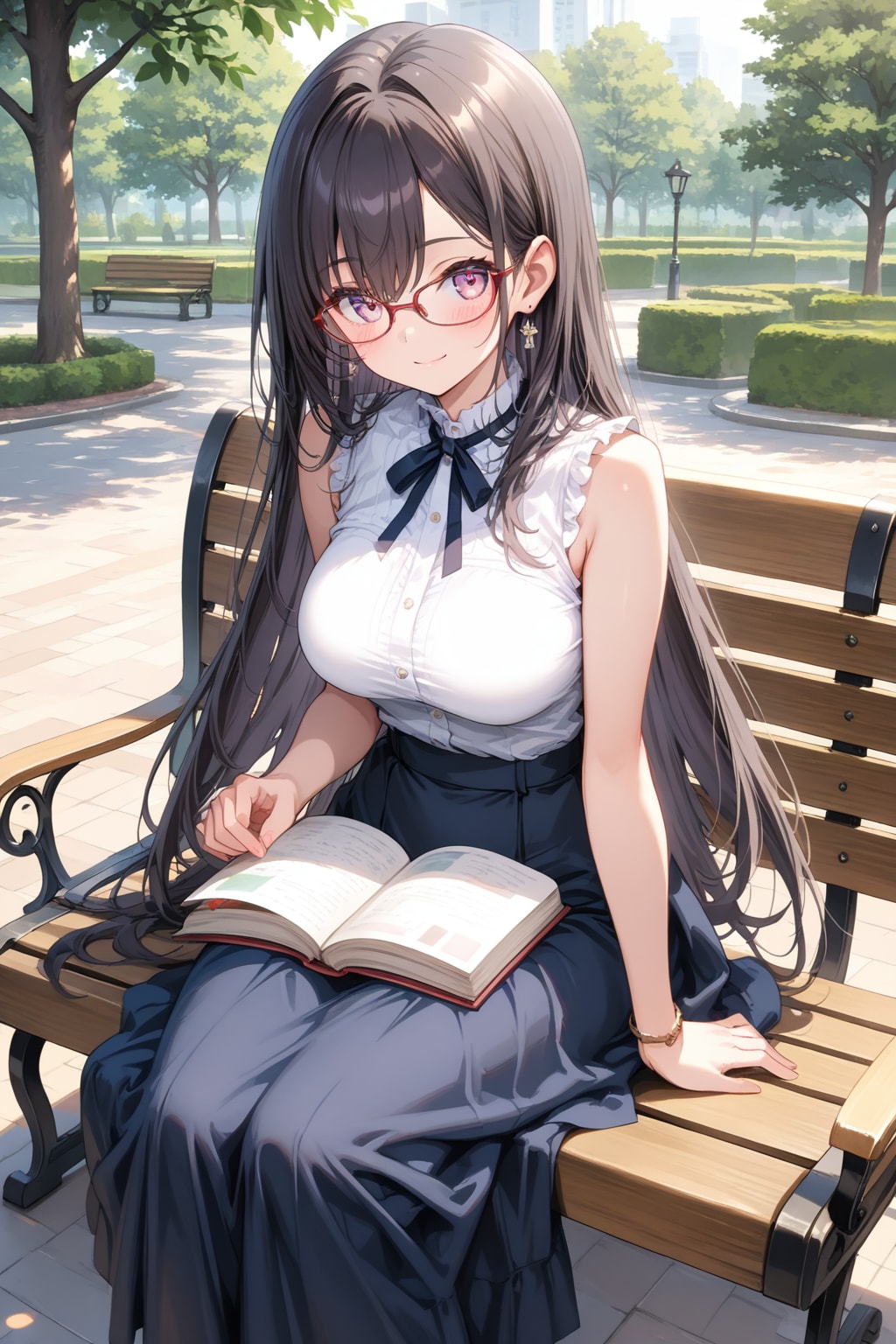 お隣どうぞ？ | の人気AIイラスト・グラビア