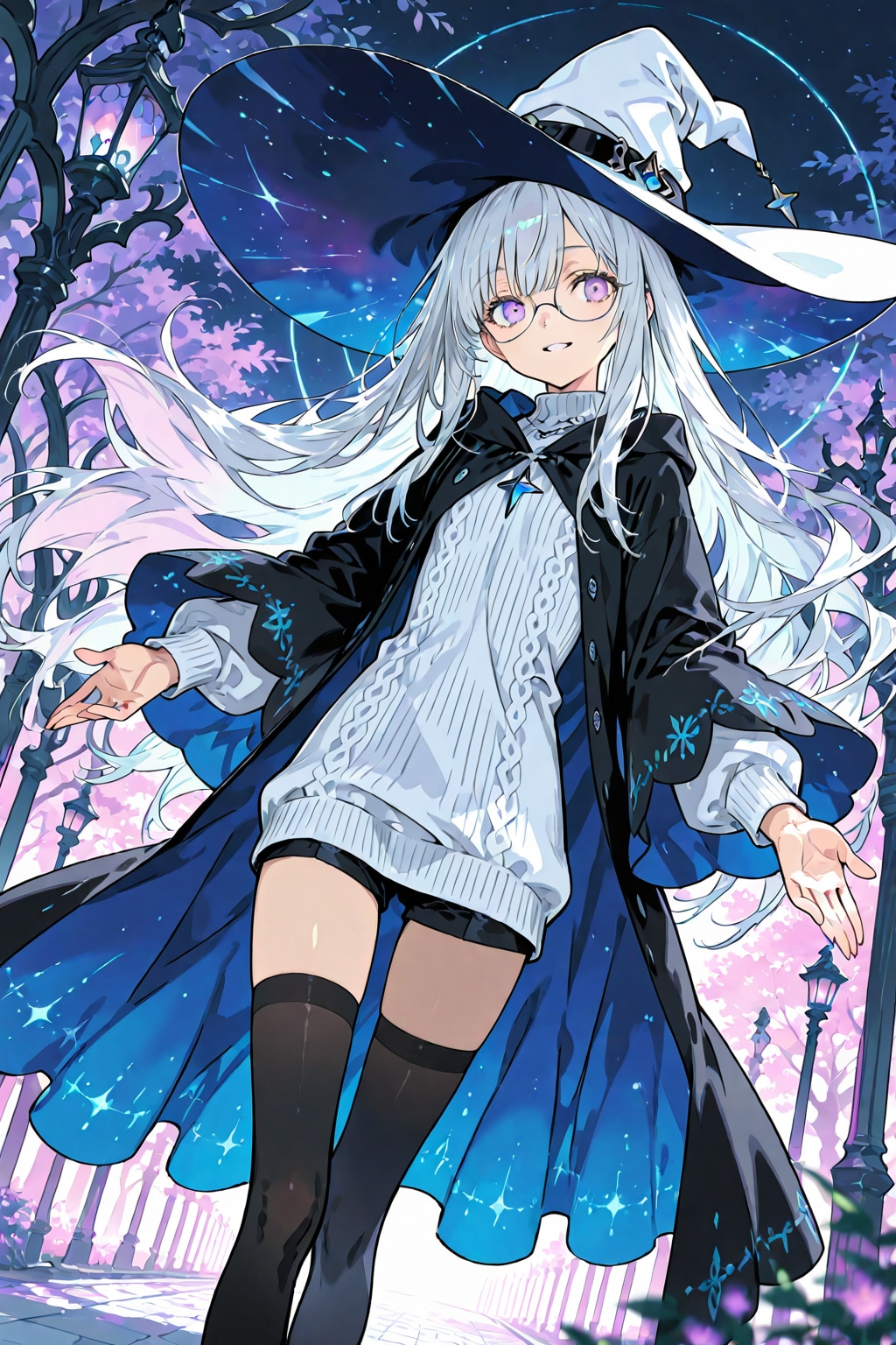 ニットワンピ魔女さん