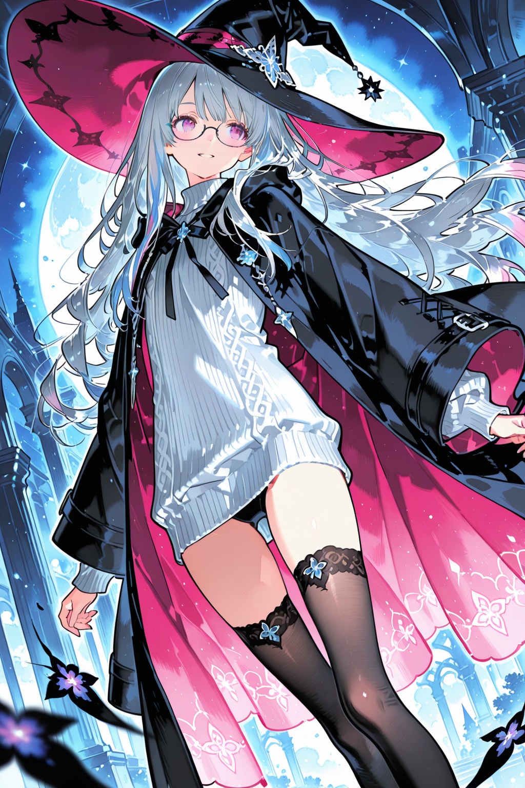 ニットワンピ魔女さん | の人気AIイラスト・グラビア