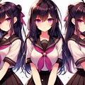 少女漫画な、黒髪ロング少女♥その1-2(7枚) 7枚目