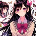 少女漫画な、黒髪ロング少女♥その1-2(7枚) 8枚目