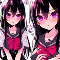 少女漫画な、黒髪ロング少女♥その1-2(7枚) 5枚目