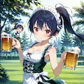 ジョッキと絶対領域の誘惑 Y624 2枚目
