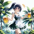 ジョッキと絶対領域の誘惑 Y624 4枚目