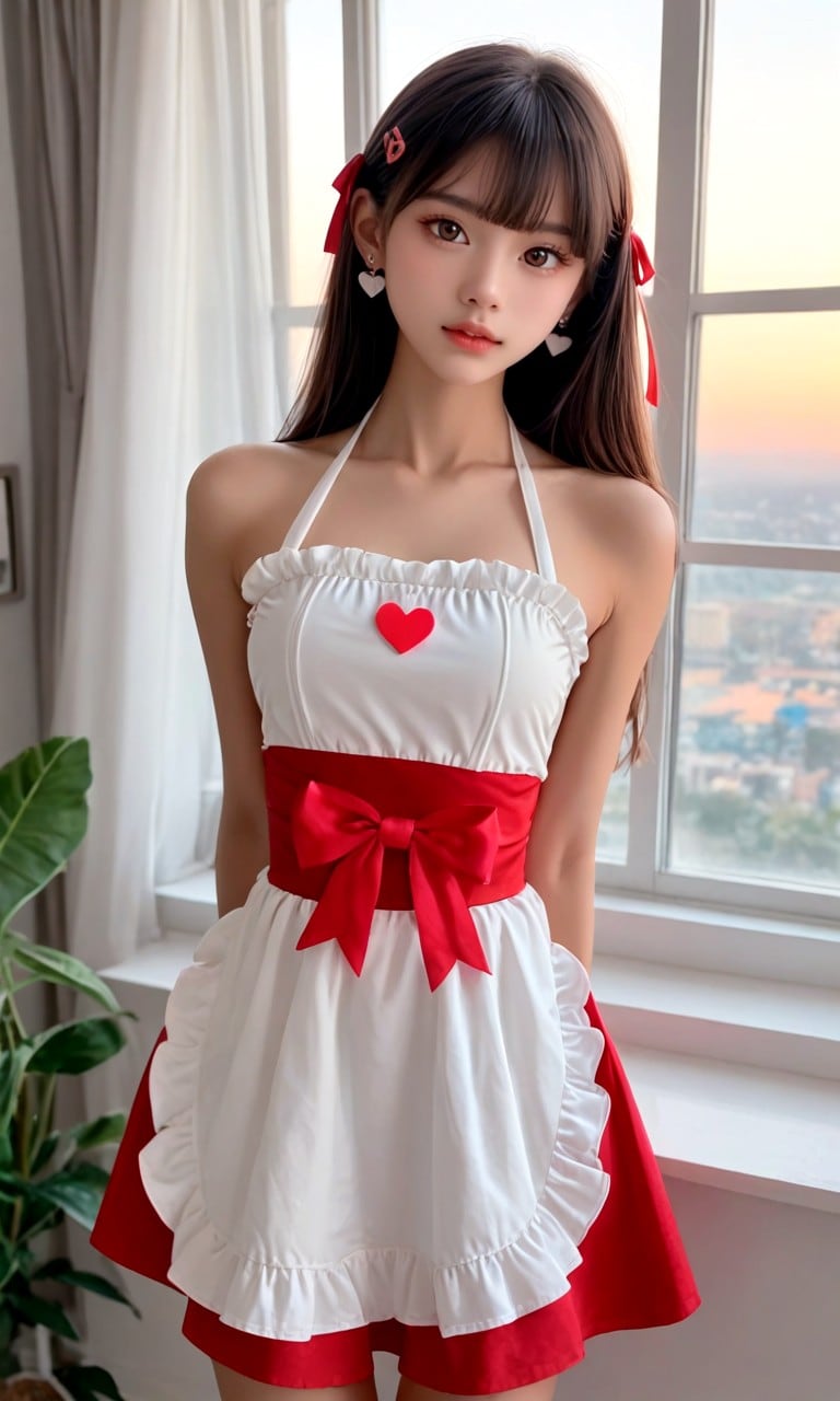 チョコを渡しに来た妹