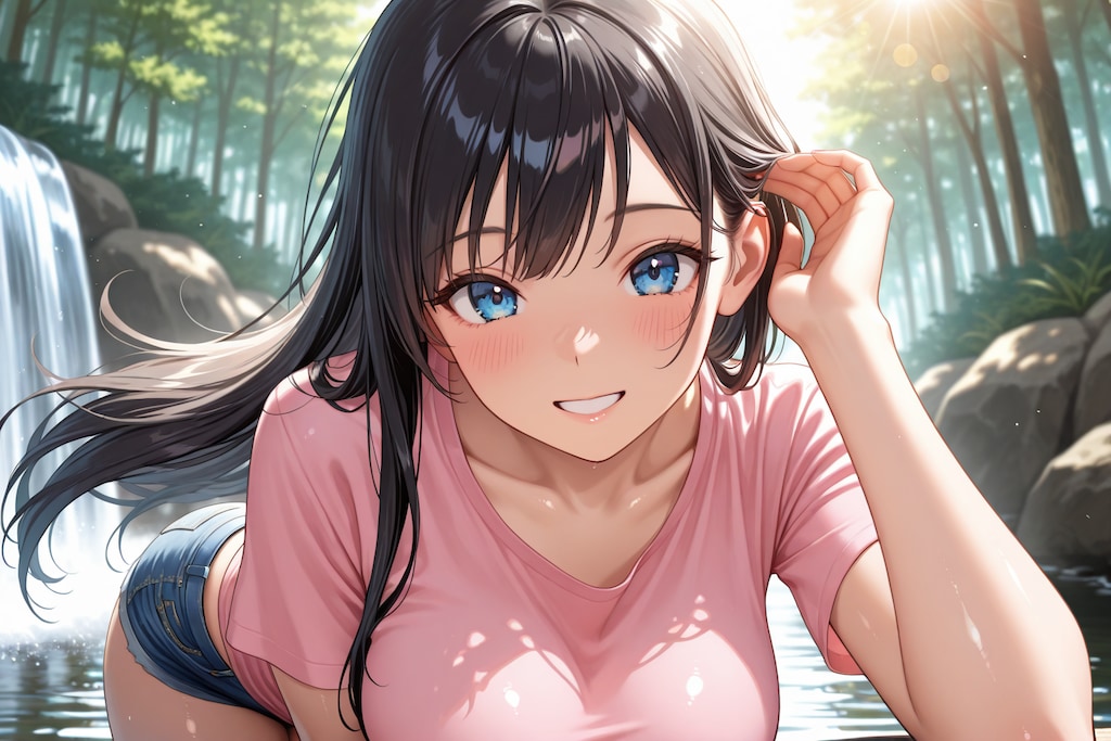 ちょっと涼しげな感じに