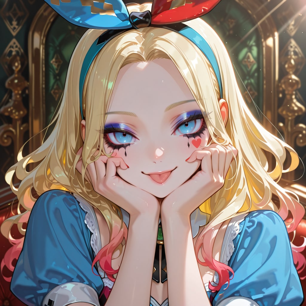 【メイク】道化ノ国のアリス | の人気AIイラスト・グラビア