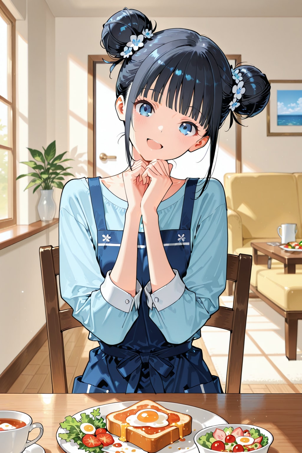 おだんごちゃん🍡✨と朝ごはん🍚✨　6/21