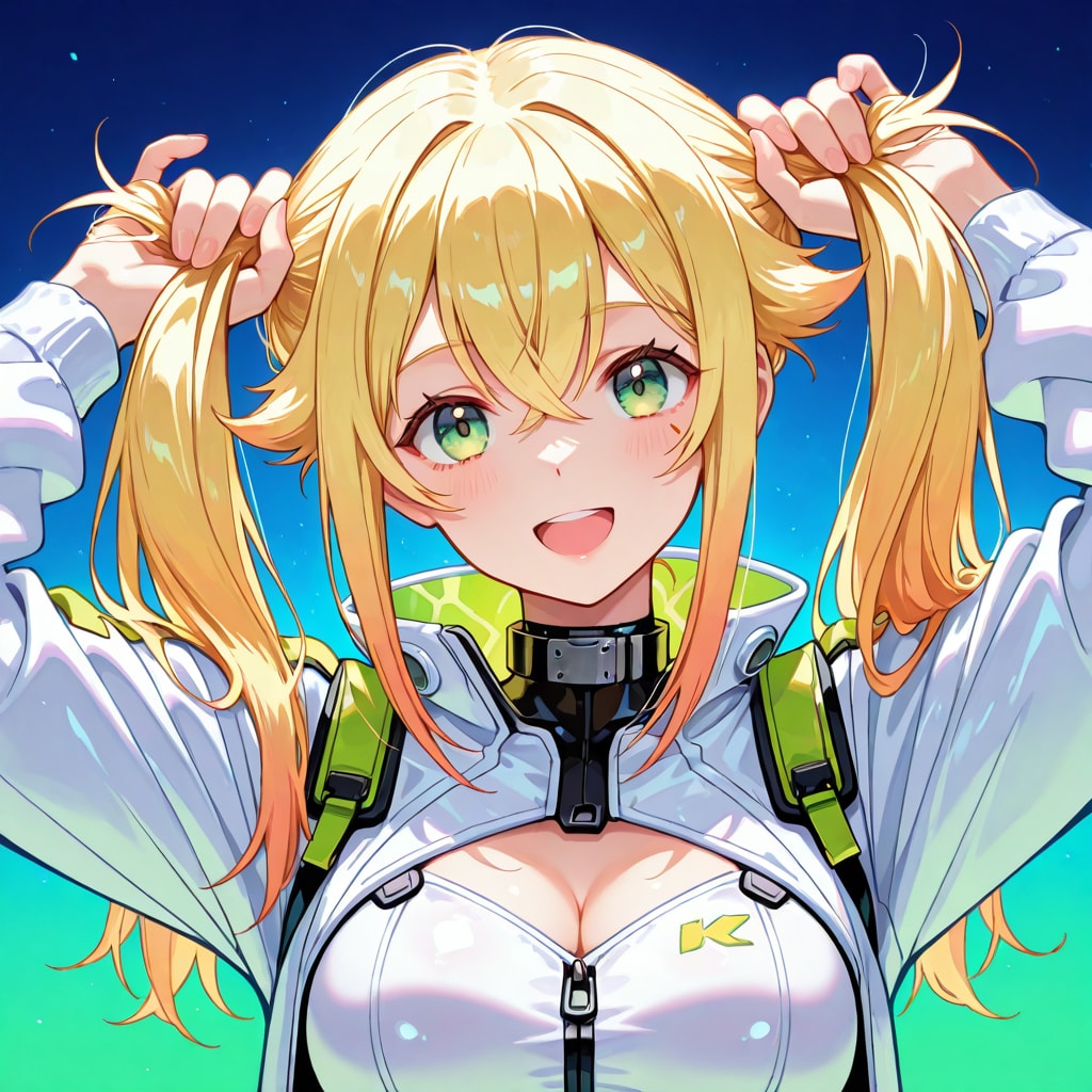 手ツインテQILINちゃん✨
