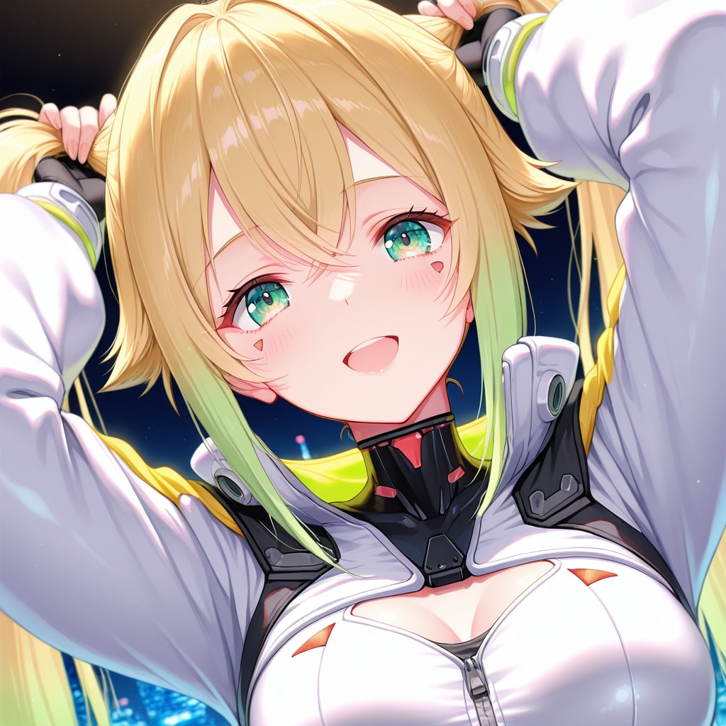 手ツインテQILINちゃん✨ | の人気AIイラスト・グラビア