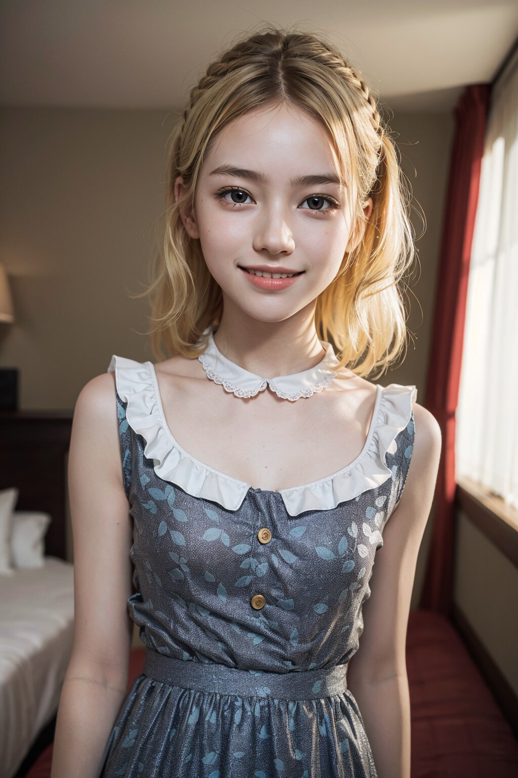 majicmixRealisticで出てくる金髪の女の子