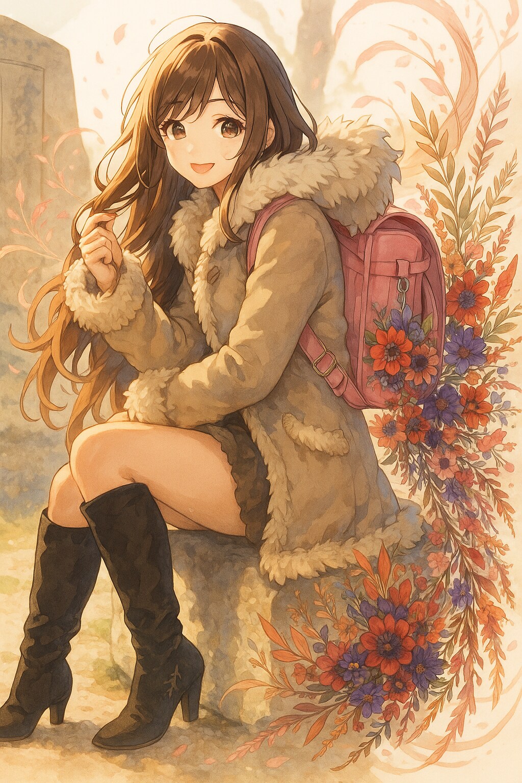 花？邪魔っすよ | の人気AIイラスト・グラビア