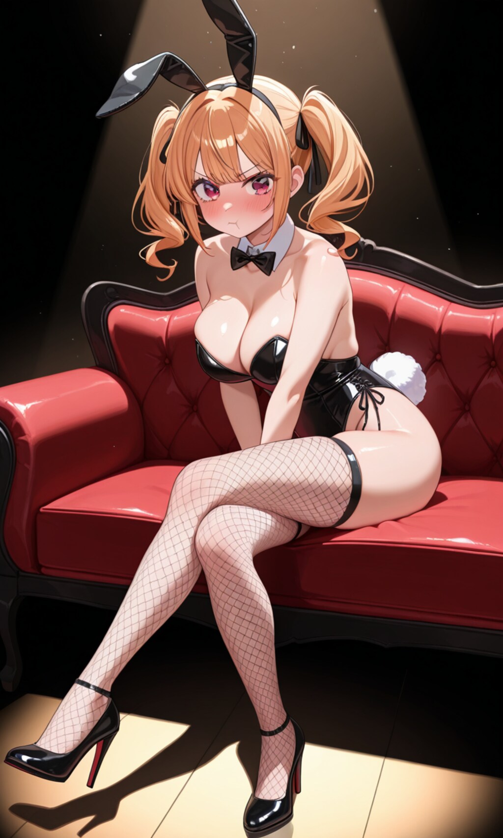 金髪ツインテールバニーさん