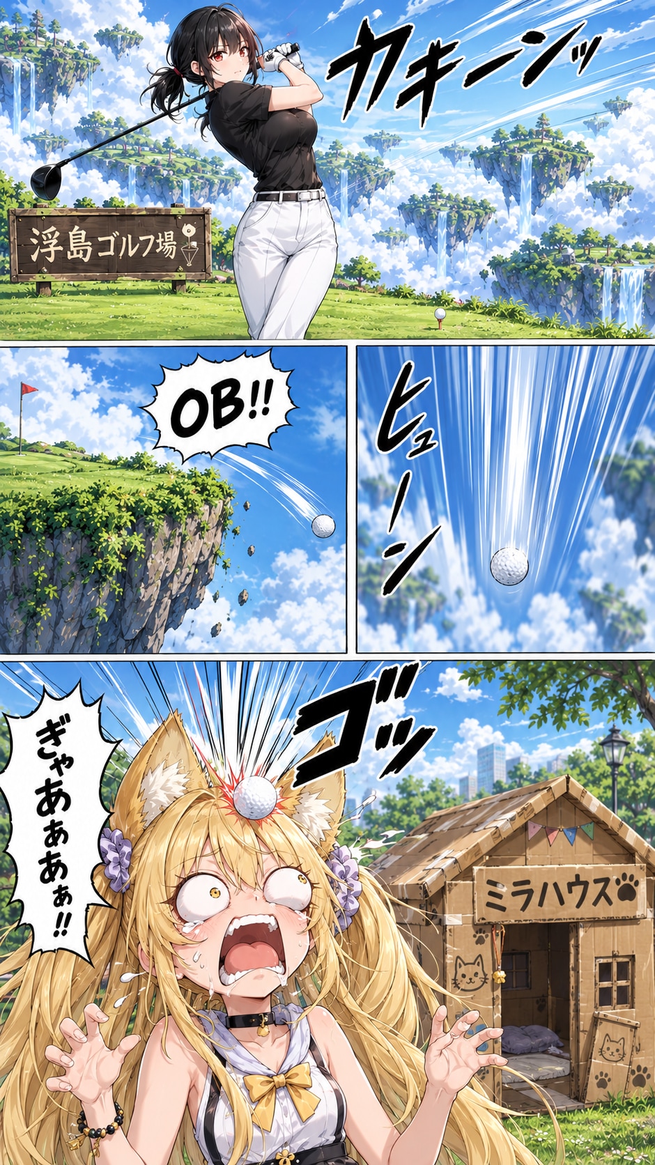 浮島ゴルフ | の人気AIイラスト・グラビア