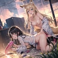 カミナリは苦手なのじゃ 12枚目
