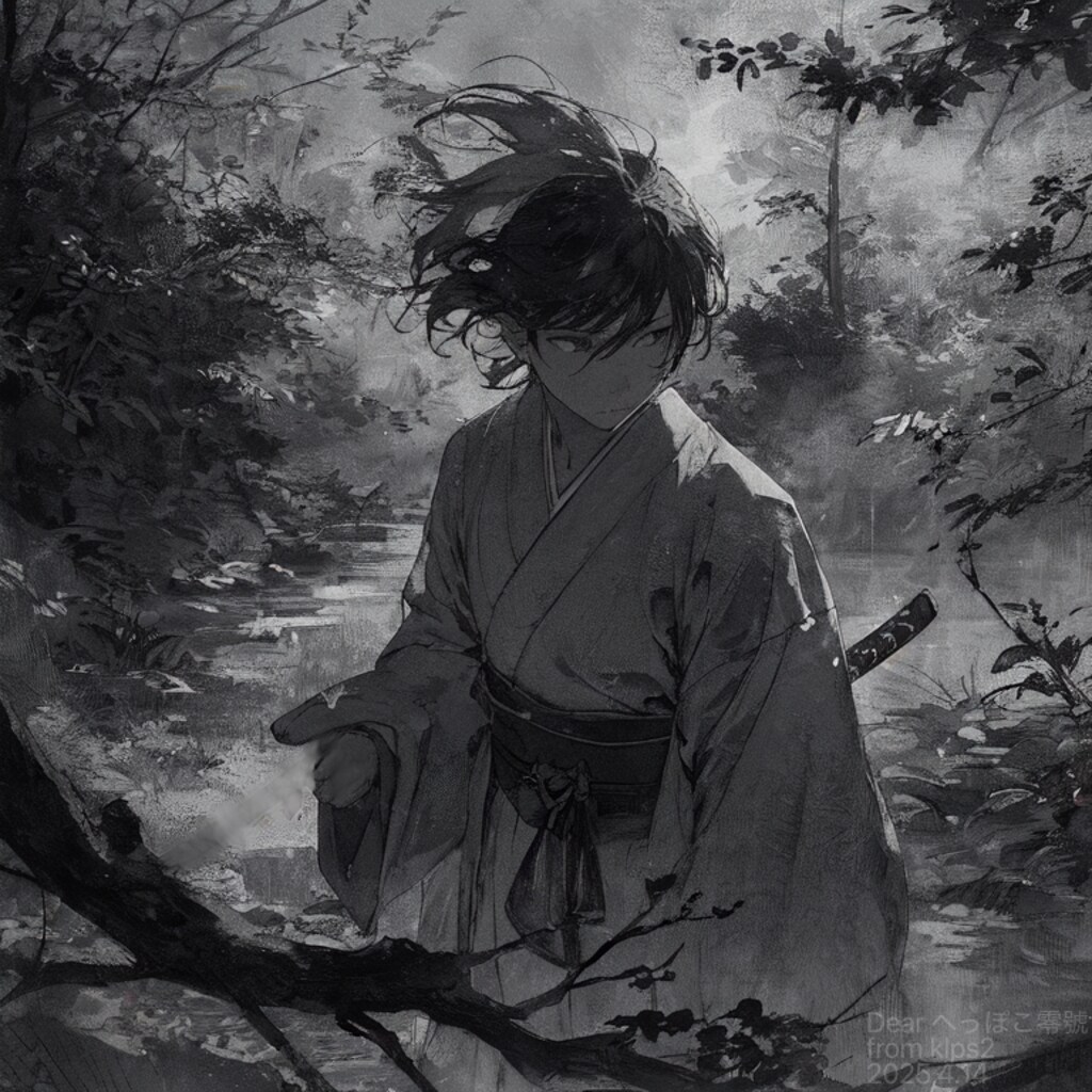 水墨画リクエスト