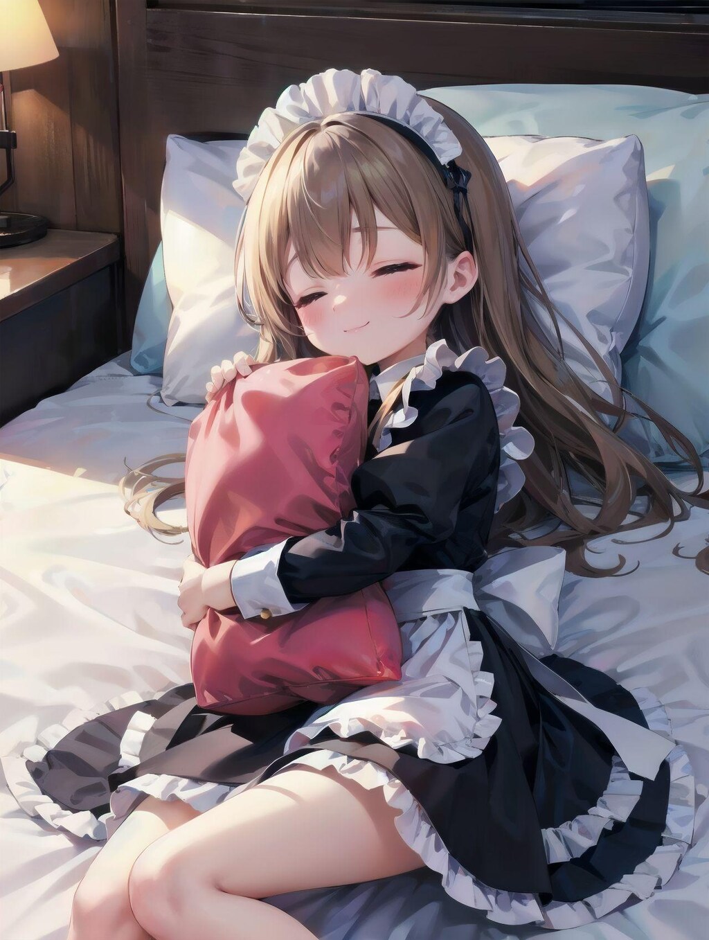 すやすやメイドさん