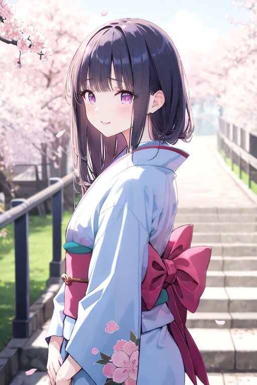 和装女子
