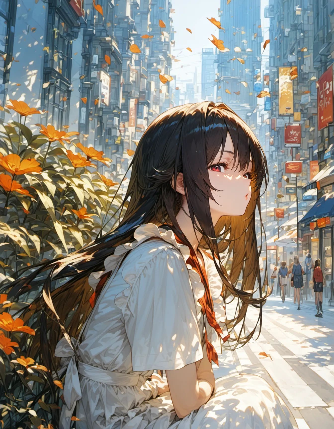 Autumn Between the Buildings