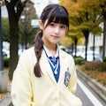 コスプレ制服 ブレザー　街での撮影で―す。 3枚目