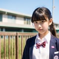 コスプレ制服 ブレザー　街での撮影で―す。 2枚目