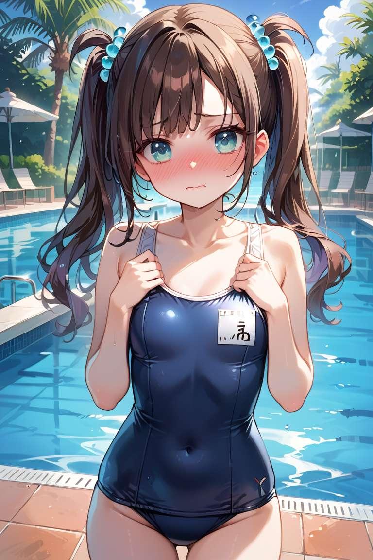 ツインテスク水