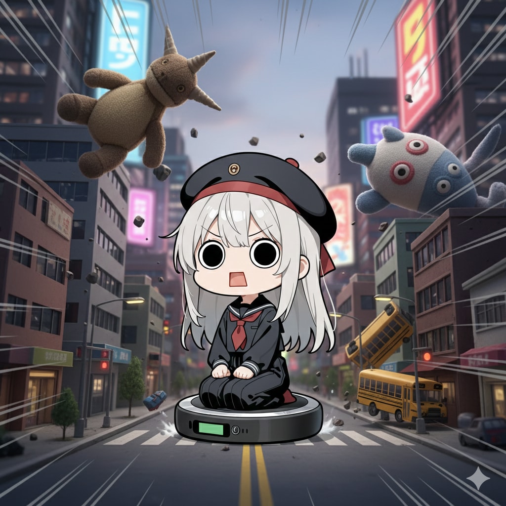 怪獣たちも最速で大掃除してしまいよったえらいこっちゃ嬢