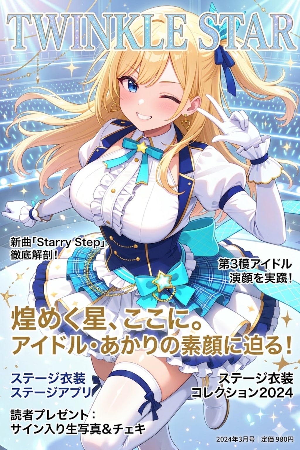アイドル雑誌の表紙のナミちゃん