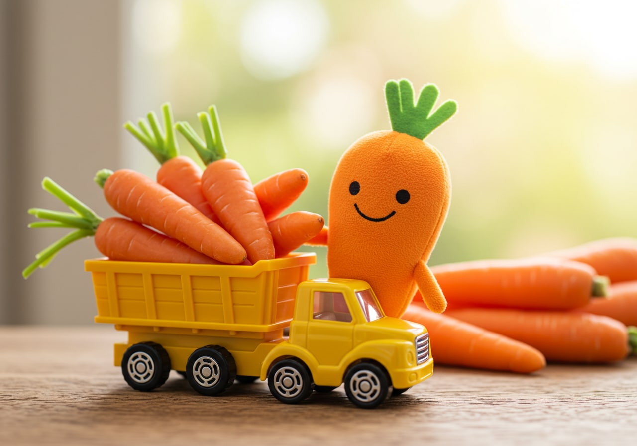 人参をトラックに乗せる人参さん | の人気AIイラスト・グラビア