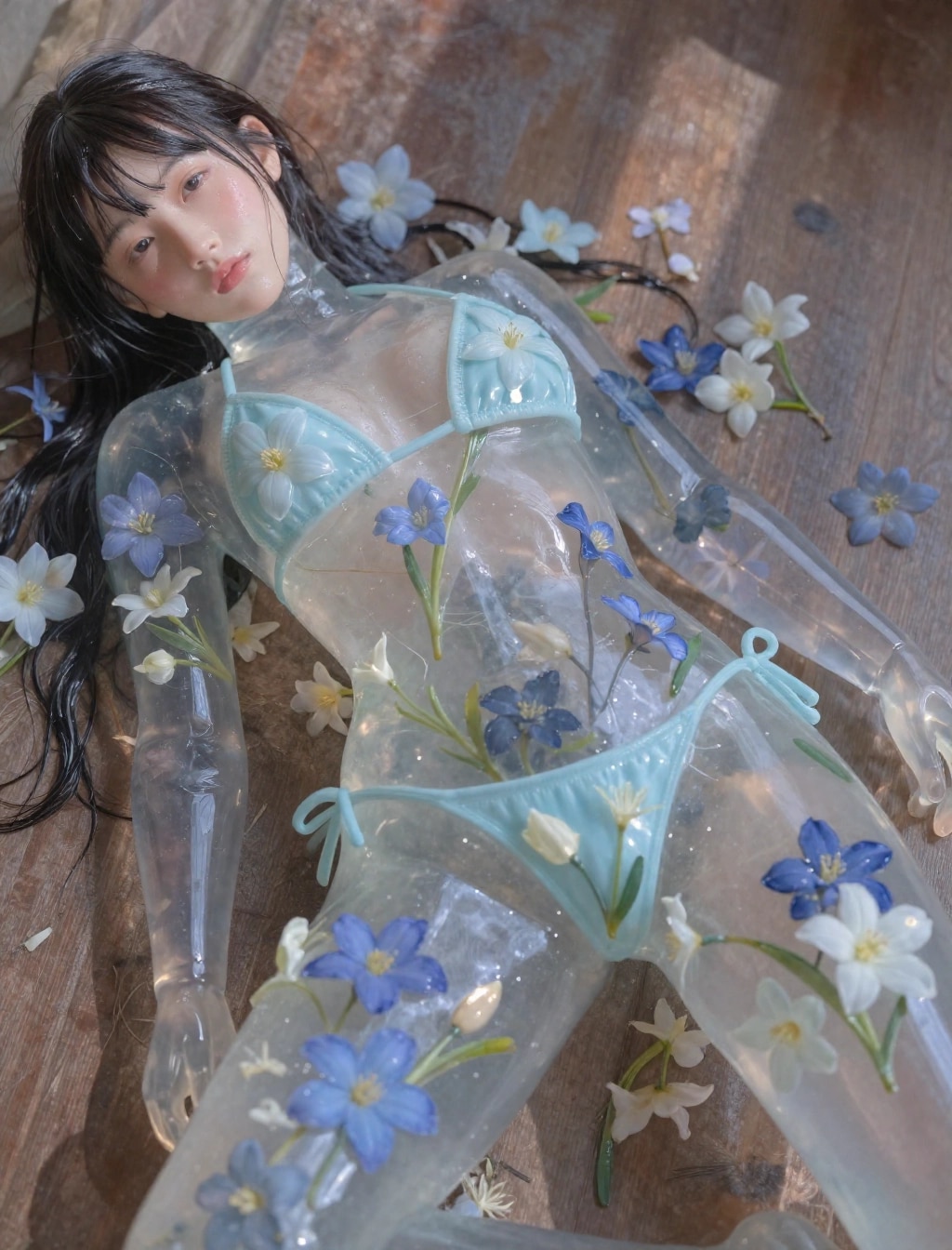 花と透明