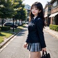 一緒に登校 2枚目