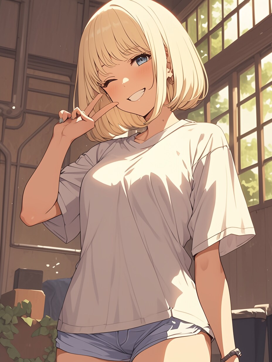 マッシュカットの子✨49 | の人気AIイラスト・グラビア