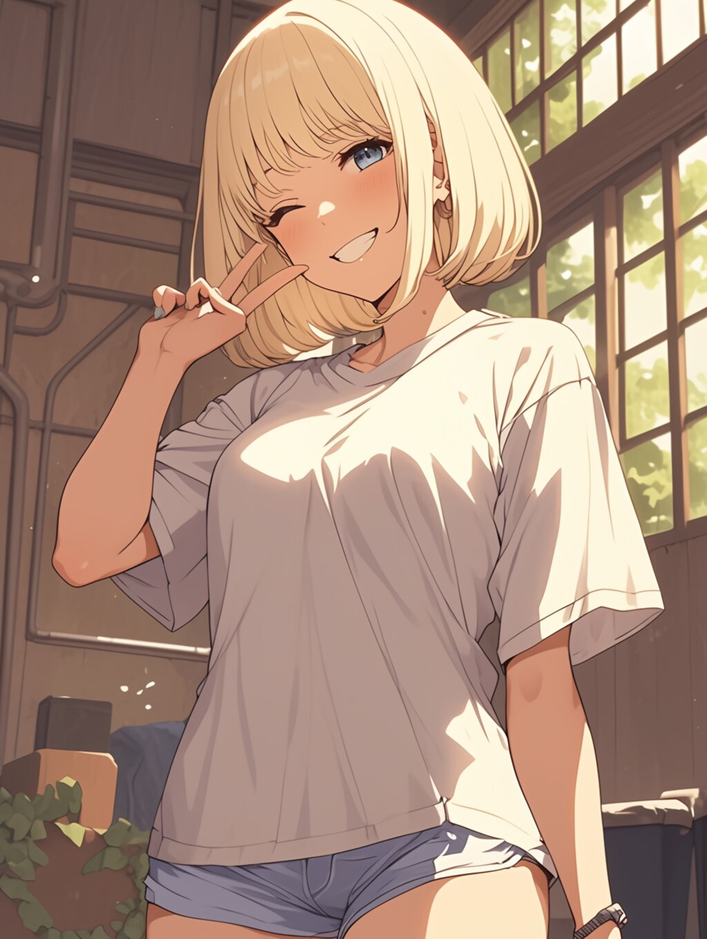 マッシュカットの子✨49