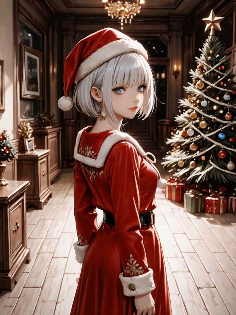 アデルサンタ | の人気AIイラスト・グラビア