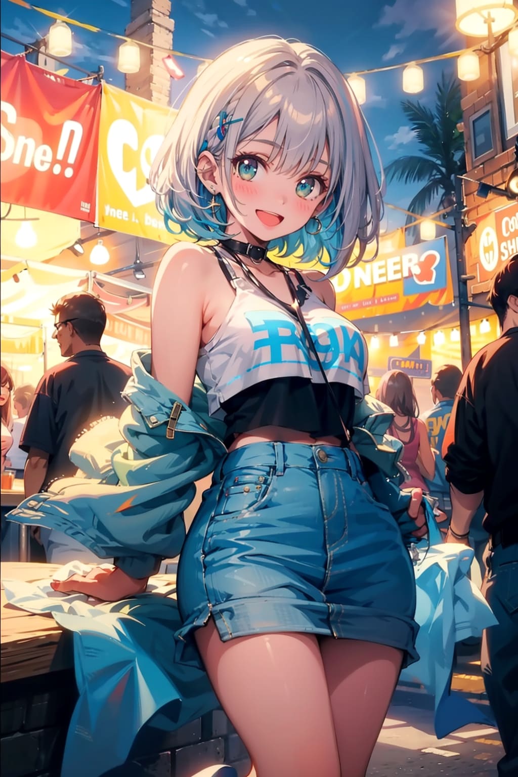 祭り　ミオちゃん