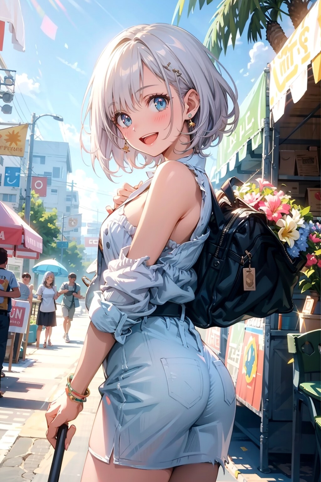 祭り　ミオちゃん