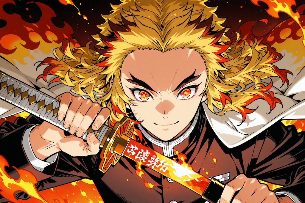 炎のように熱く燃える男