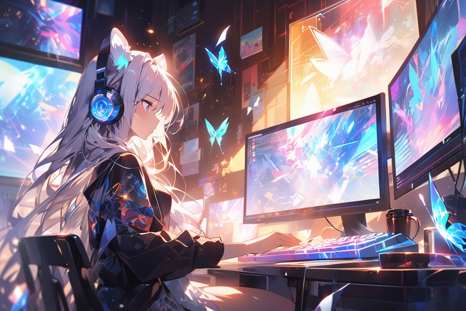 リモートワーク・オペレーション | の人気AIイラスト・グラビア