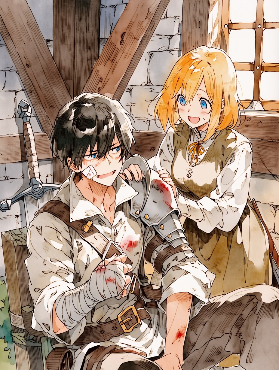 騎士と村娘66 | の人気AIイラスト・グラビア