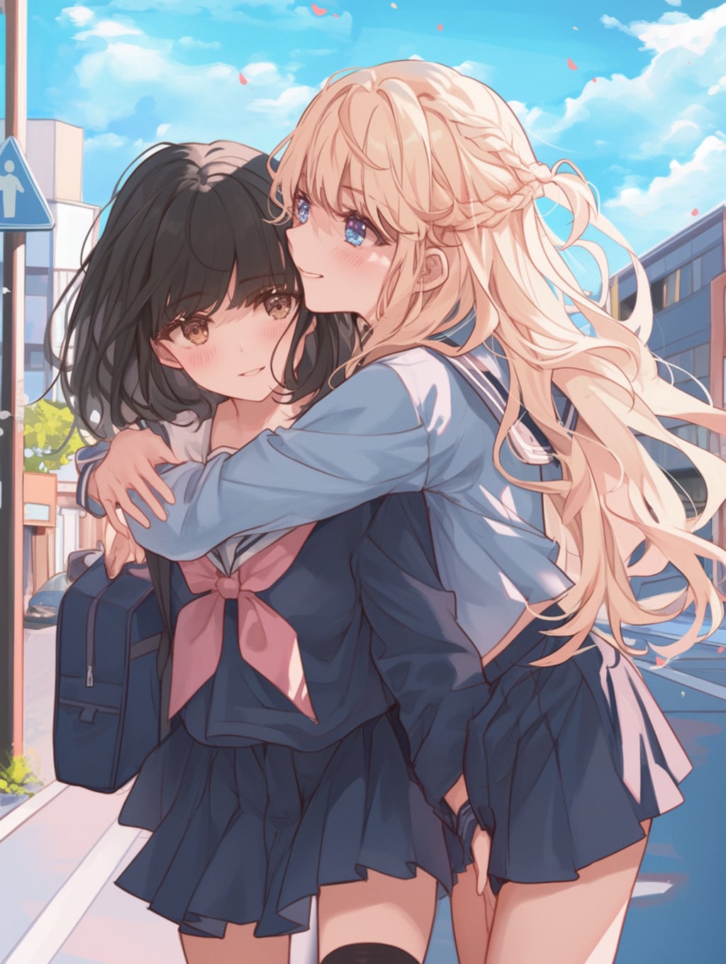 キスしたい二人のJK136