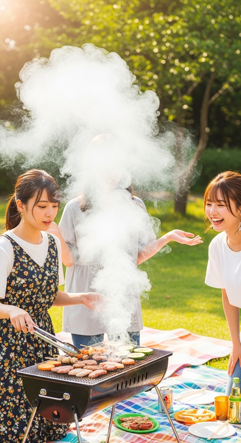 煙もくもく女子《不幸体質》 | の人気AIイラスト・グラビア