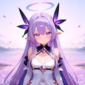 ライラック少女 2枚目
